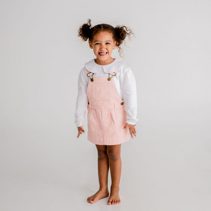 Old Rose Pink Corduroy Dress