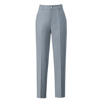Lässige, locker sitzende Hose mit geradem Bein und hoher Taille für Damen