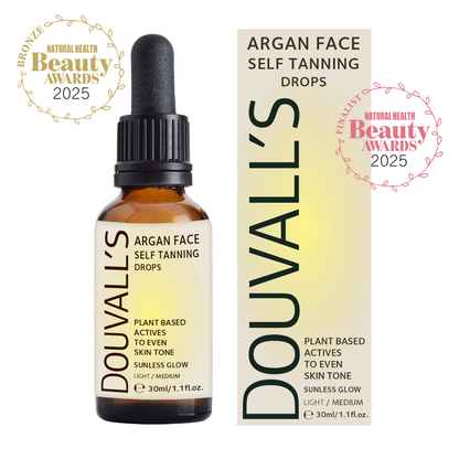 Argan Self Tanning Face Drops 30ml |Semi-permanent Self tanning drops