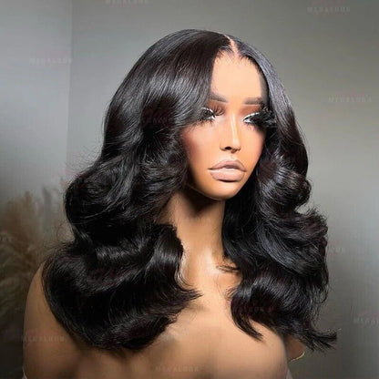 Glueless Lace Front Straight Wear And Go Human Hair Wig