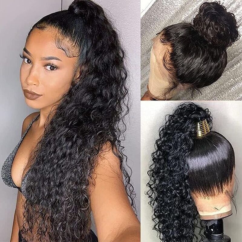 Chic Luxe Hair 360 Full Lace Front Glueless Remy Curly Long Wig | 100% Human Hair