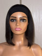 Chic Luxe Hair Glueless Headband Straight Short Bob Wig | Natural | 100% Human Hair