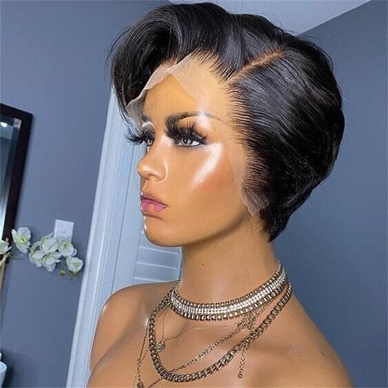 Chic Luxe Hair Pixie Cut Wig | 13x4 Lace Front | 100% Human Hair | Short