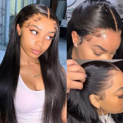 Chic Luxe Hair Glueless Undetectable Full Lace Front Straight Long Wig | 100% Human Hair