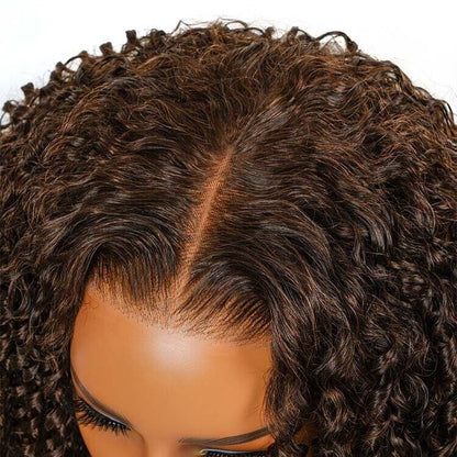 Chic Luxe Hair Glueless Wear And Go Lace Front Bouncy Curly Short Wig | 100% Human Hair