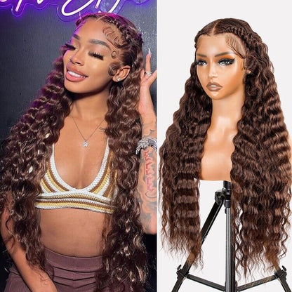 Chic Luxe Hair Pre-Styled Wavy Wig | 13x4 Lace Front | Glueless | 100% Human Hair