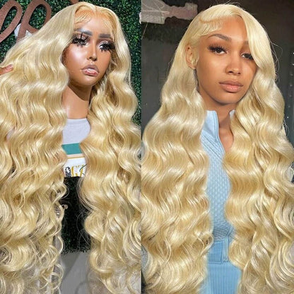 Chic Luxe Hair Full Wig Straight Wavy Lace Front Long 613 Blonde | 100% Human Hair