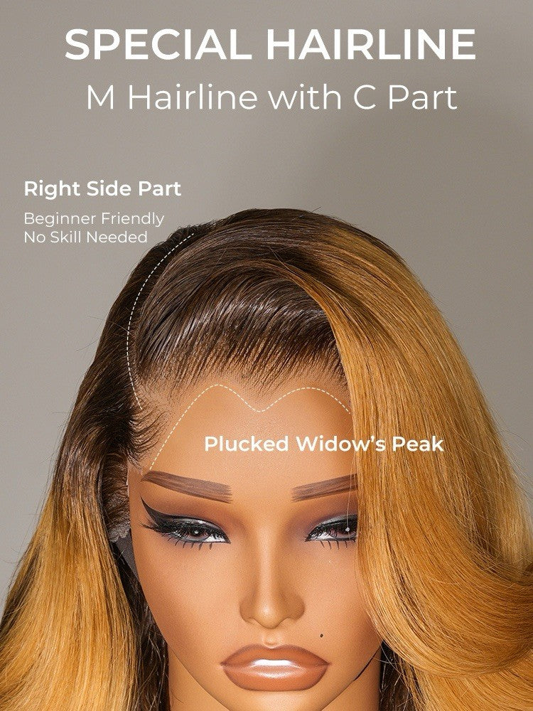THE MONROE
Amber Cocoa Body Wave Glueless Wig