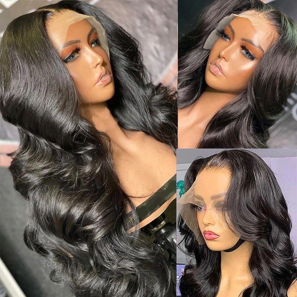 Chic Luxe Hair Full Lace Front Wavy Long Wig | Crystal/Invisible Lace | 100% Human Hair
