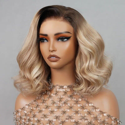Chic Luxe Hair Glueless Lace Front Straight Wear And Go Short Wig | 100% Human Hair
