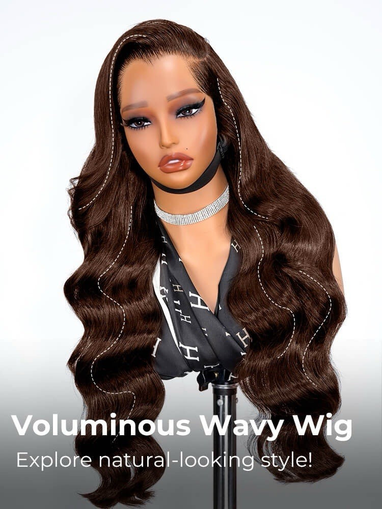 THE MILAN
Dark Brown Side Part Body Wave Wig