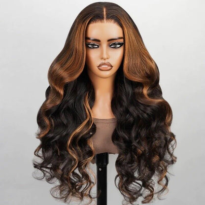 Human Hair Wigs Wig Glueless Wear and Go Women Pre-cut Lace Front Curly Long