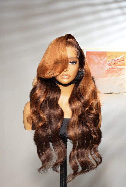 Chic Luxe Hair Vietnamese Full Lace Front Pre-Styled Customised Wavy Wig | 100% Vietnamese Hair | 250%
