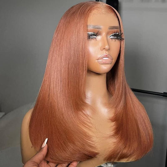 Chic Luxe Hair Glueless Lace Front Straight Wear And Go Short Wig | 100% Human Hair