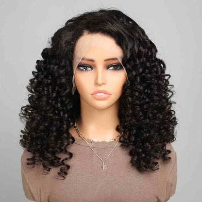 Chic Luxe Hair Glueless Funmi Spiral Curly Full Lace Front Long Wig | 100% Human Hair