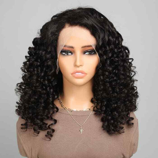 Chic Luxe Hair Glueless Funmi Spiral Curly Full Lace Front Long Wig | 100% Human Hair