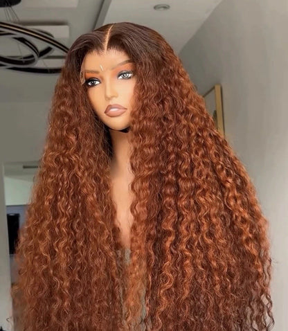 THE VALERIA 
Single Donor Raw Vietnamese Water Curl Melt Wig 13*6 Lagos M Hairline Custom Colour