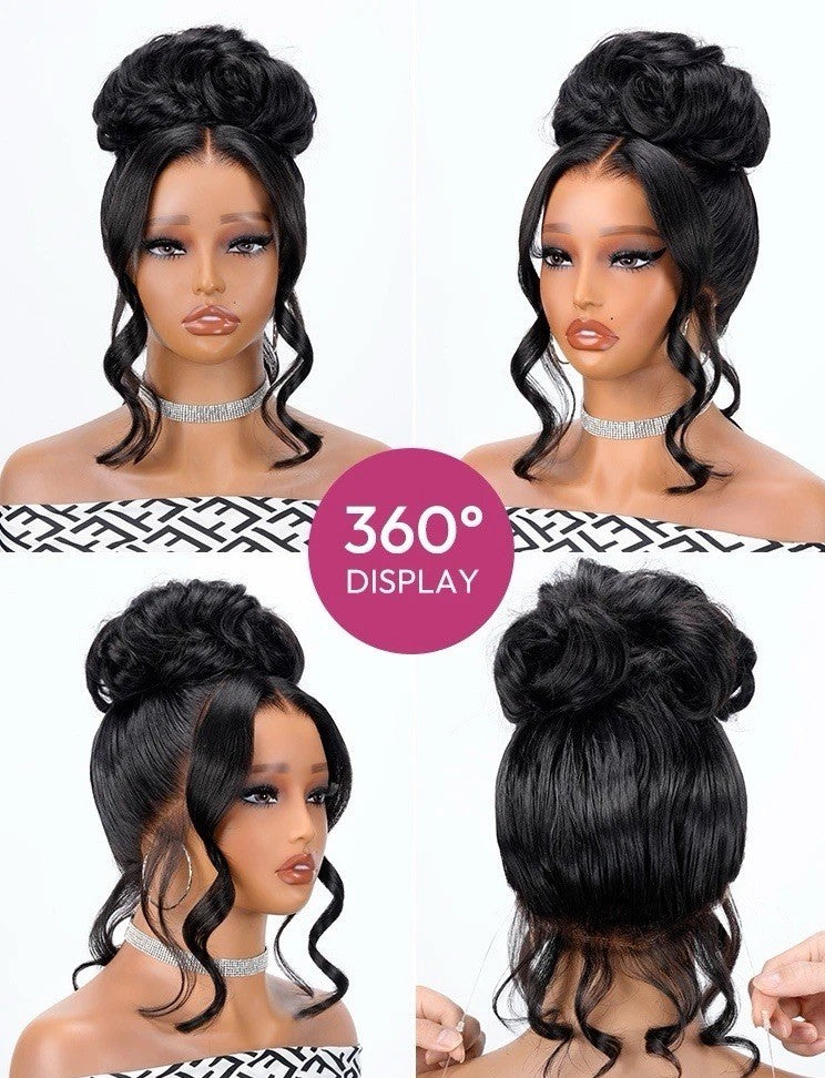 Chic Luxe Hair Glueless Ready To Wear 360 Lace Front Pre-Styled Wig | 100% Human Hair