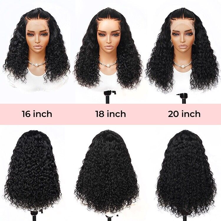 Chic Luxe Hair Glueless Pre-Cut Lace Front Pre-Styled Wear Go Curly Wig | 100% Human Hair
