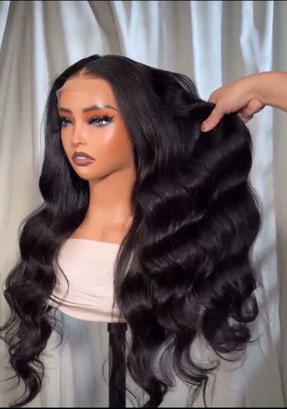 Chic Luxe Hair Loose Body Wave Glueless Lace Frontal Wig | 100% Human Hair | 250% Density