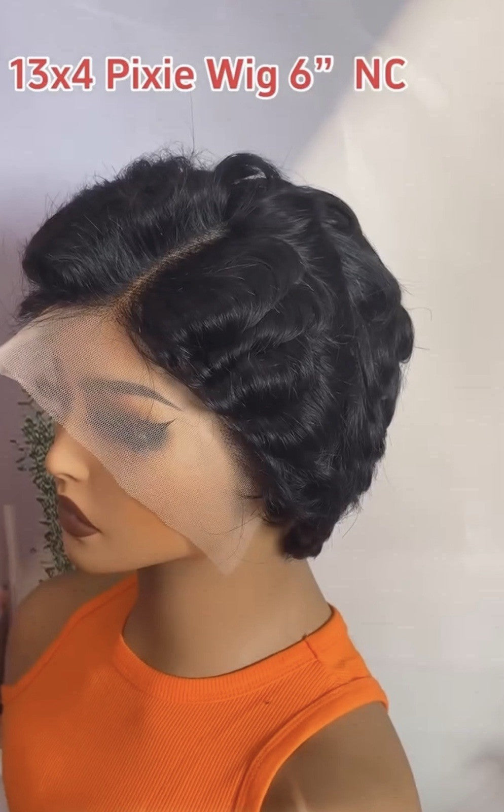 Chic Luxe Hair Pixie Cut Pre-Styled Ready To Wear Short Wig | 100% Human Hair