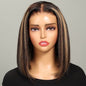 Human Hair Wig Glueless Wear & Go Lace Front Short Wig