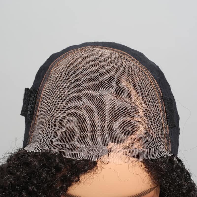 Chic Luxe Hair Glueless Jerry Curly Short Lace Front Bob Wig | 100% Human Hair