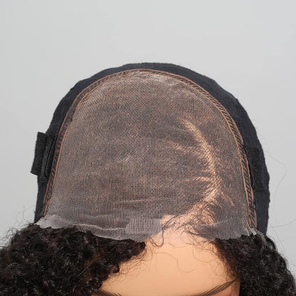 Chic Luxe Hair Glueless Jerry Curly Short Lace Front Bob Wig | 100% Human Hair