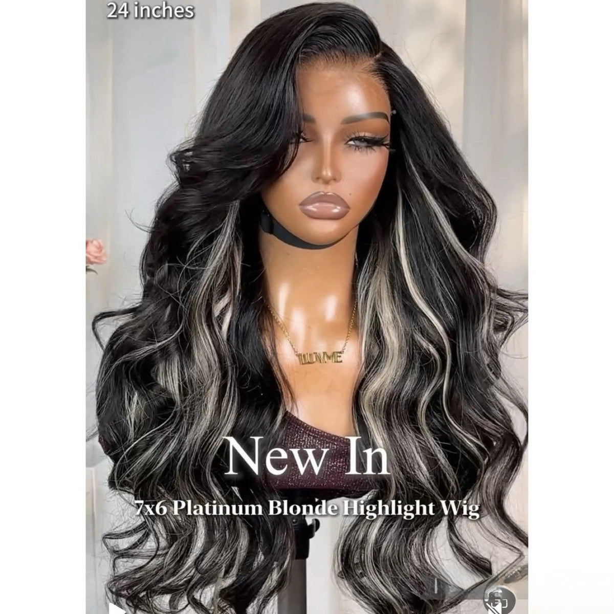 Chic Luxe Hair Highlight Wavy Hair Layered Cut Glueless HD Lace Front Wig | 100% Human Hair | 250% Density