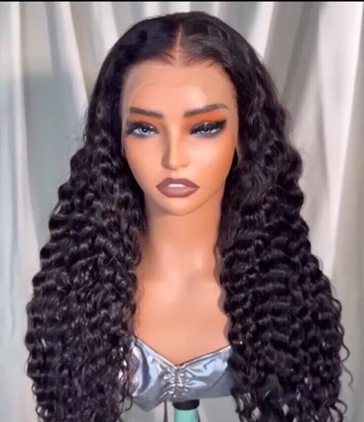 Chic Luxe Hair Loose Curly Glueless Lace Frontal Wig | 100% Human Hair | 250% Density