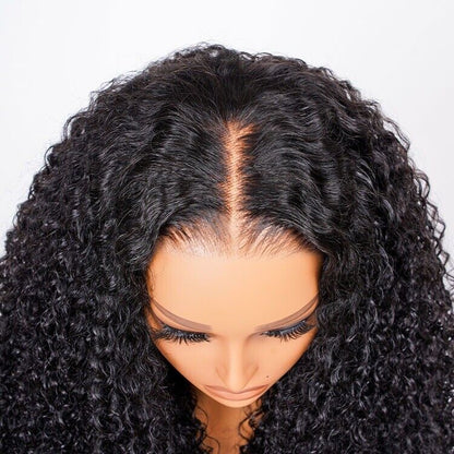 Human Hair Wigs Glueless Ready To Wear Lace Front Curly Full Density Women