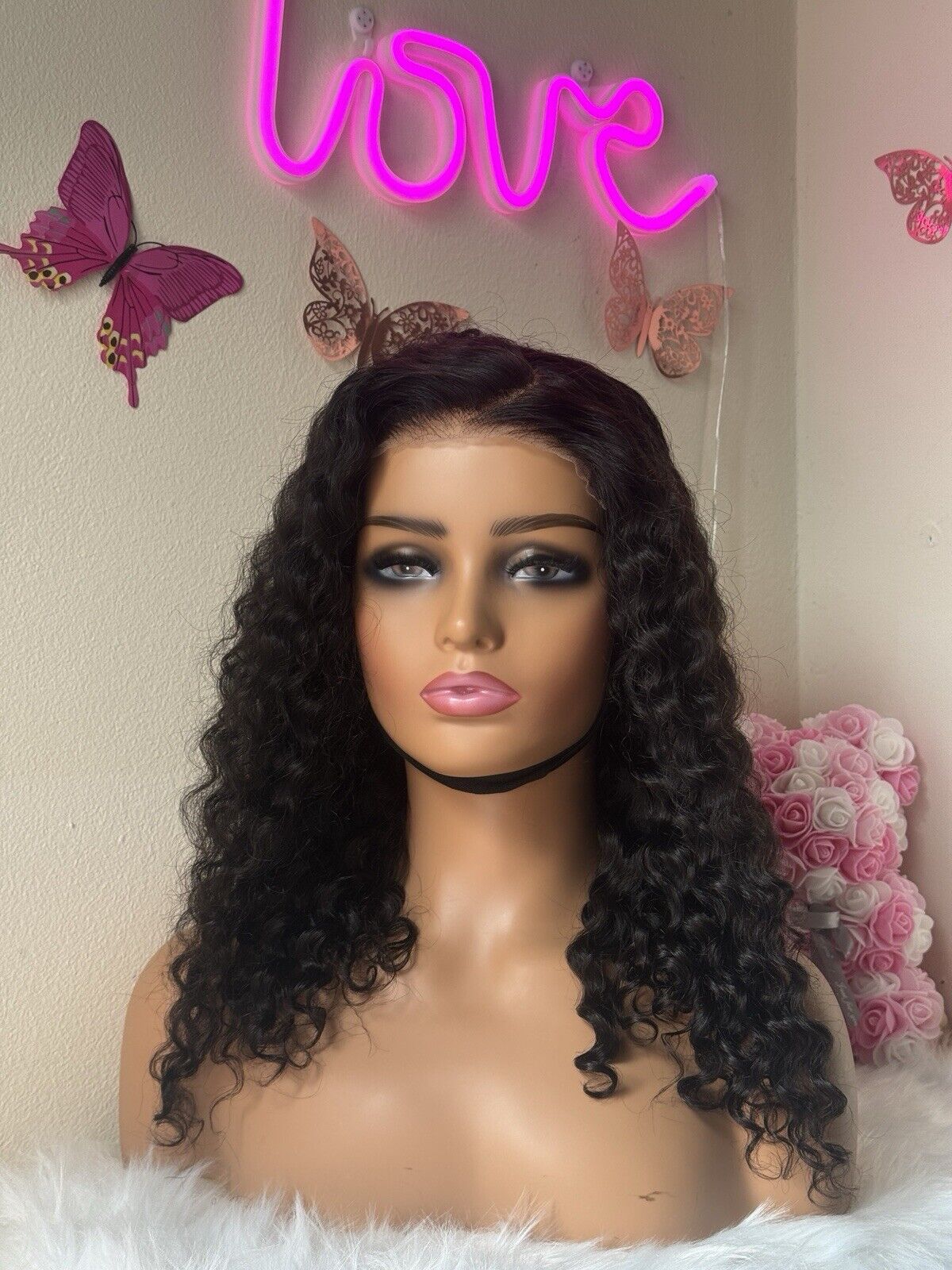 Chic Luxe Hair Ready To Wear Glueless Pre-Cut Lace Water Wave Curly Wig | 100% Human Hair