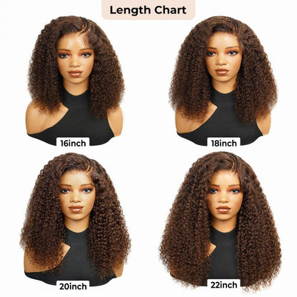 Chic Luxe Hair Glueless Pre-Styled Braided Lace Front Wear Go Curly Wig | 100% Human Hair