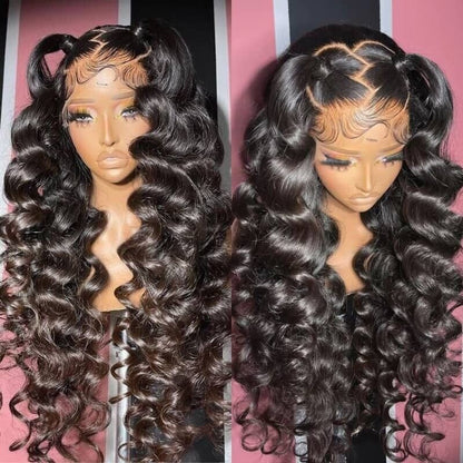 Human Hair Wigs Lace Front Wigs 30inch 36inch Deal Extra Long Women Wigs Wavy
