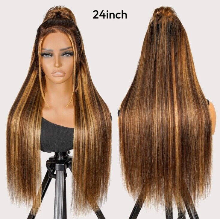 Chic Luxe Hair Glueless Customised Pre-Styled Honey Blonde Lace Front Wig | 100% Human Hair | 250%
