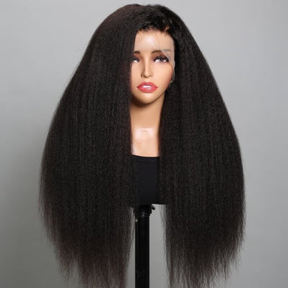 Chic Luxe Hair Full Lace Front Glueless Kinky Straight Wig | Long/Short | 100% Human Hair