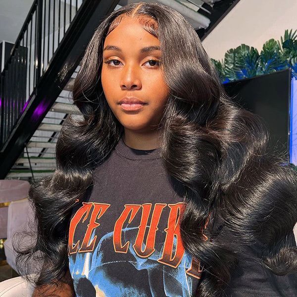 Chic Luxe Hair Glueless Full Lace Front Wavy Wig | Short/Long | 100% Human Hair