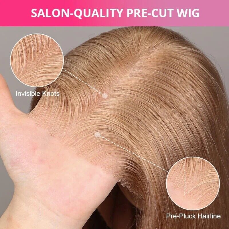 Chic Luxe Hair Glueless Lace Front Straight Wear And Go Short Wig | 100% Human Hair