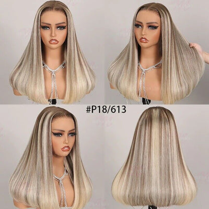Chic Luxe Hair Glueless Lace Front Straight Wear And Go Short Wig | 100% Human Hair
