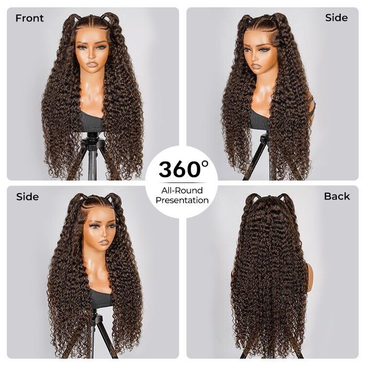 Chic Luxe Hair Glueless Pre-Cut Lace Pre-Styled Crimp Wavy Wear Go Long Wig | 100% Human Hair