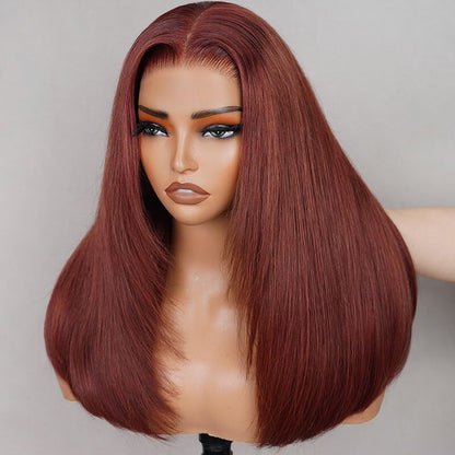 Chic Luxe Hair Glueless Pre-Cut Lace Straight Wear Go Layered Wig | 100% Human Hair