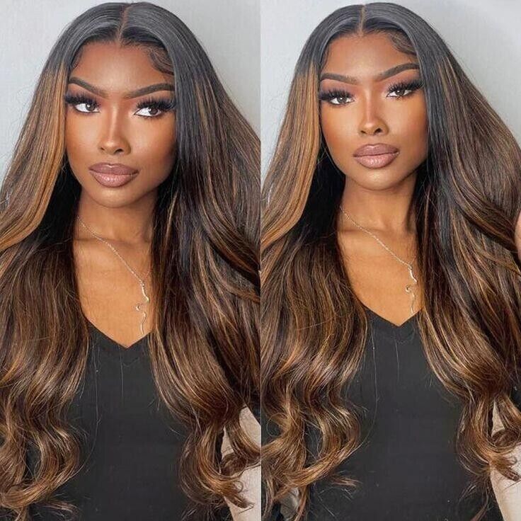 Human Hair Wigs Wig Glueless Wear and Go Women Pre-cut Lace Front Curly Long