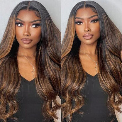 Human Hair Wigs Wig Glueless Wear and Go Women Pre-cut Lace Front Curly Long