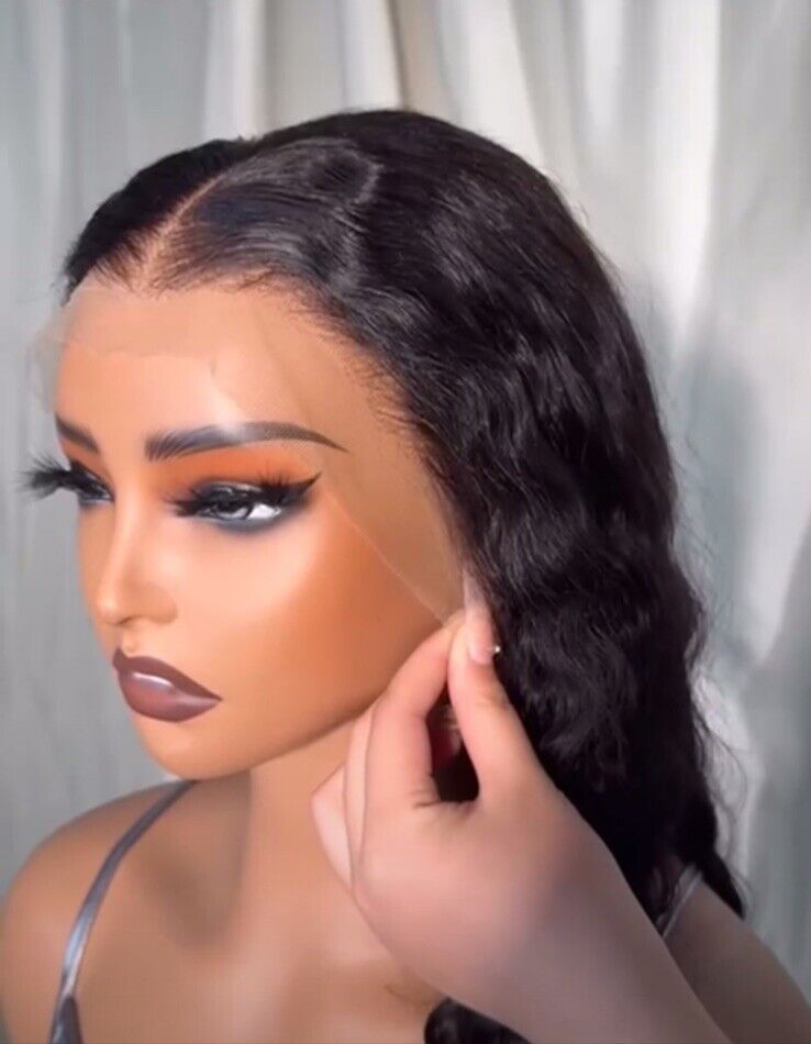Chic Luxe Hair Loose Curly Glueless Lace Frontal Wig | 100% Human Hair | 250% Density