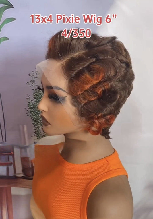 Chic Luxe Hair Pixie Cut Pre-Styled Ready To Wear Short Wig | 100% Human Hair