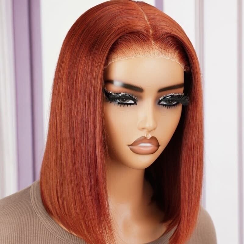 Chic Luxe Hair Glueless Wear & Go Lace Front Short Bob Wig | 100% Human Hair