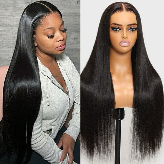 Chic Luxe Hair Pre-Styled Ready To Go Bleached Pre-Cut Lace Bone Straight Wig | 100% Human Hair | 250% Density