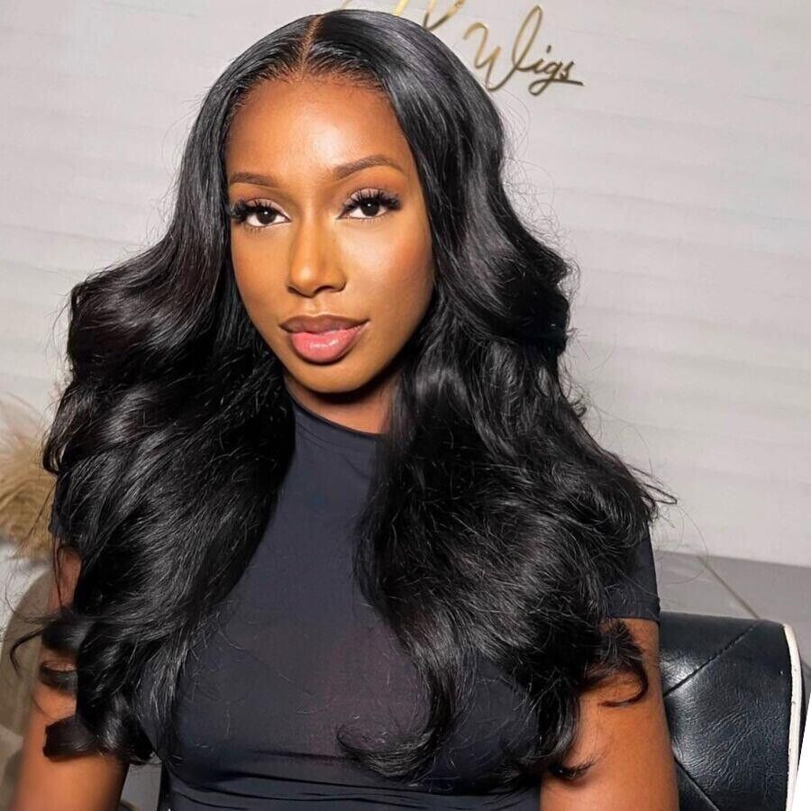 Chic Luxe Hair Glueless Ready To Wear Wavy Straight Wig | Pre-Cut Lace Front | 100% Human Hair