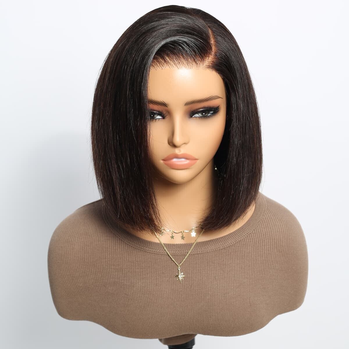 Chic Luxe Hair Glueless Wear & Go Lace Front Short Bob Wig | 100% Human Hair