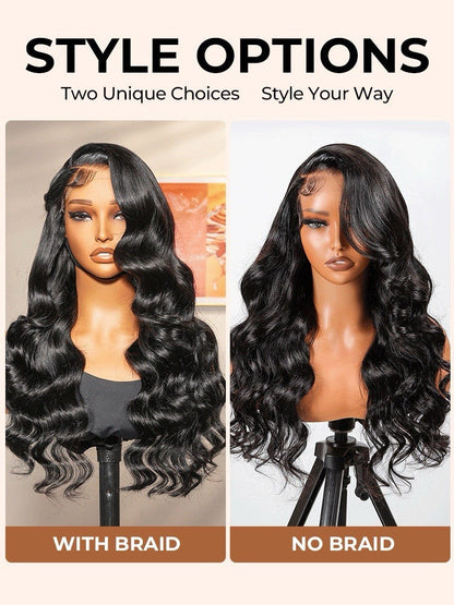 Chic Luxe Hair Glueless Side Part Wavy Hairstylist Customized Pre-Styled Ready To Wear Wig | 100% Human Hair | 250%